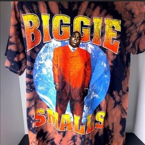 BIGGIE SMALLS TIE DYE TSHIRT SZ MED NWT